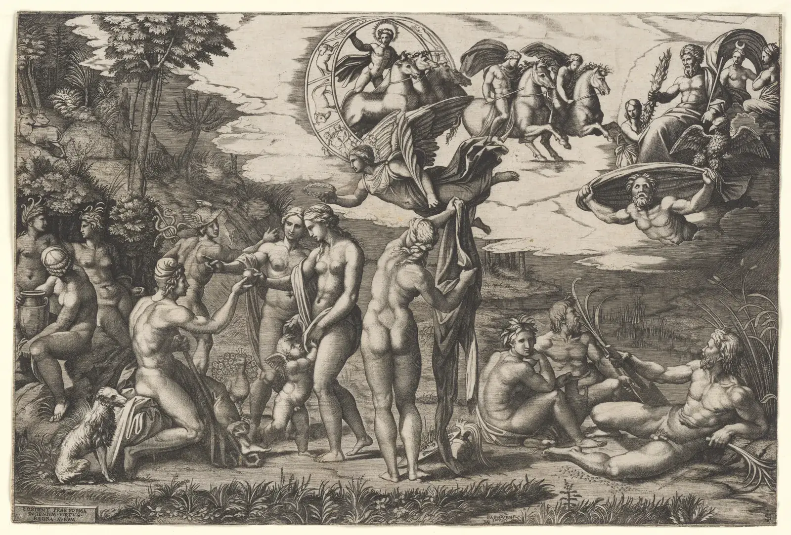 The Judgment of Paris by Raphael; 1500