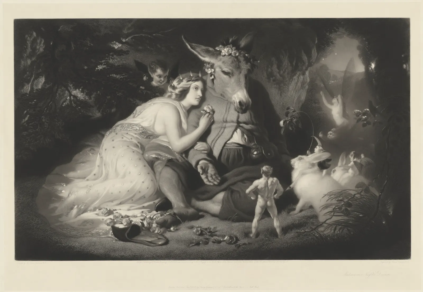 Midsummer Night's Dream by Samuel Cousins; 1856