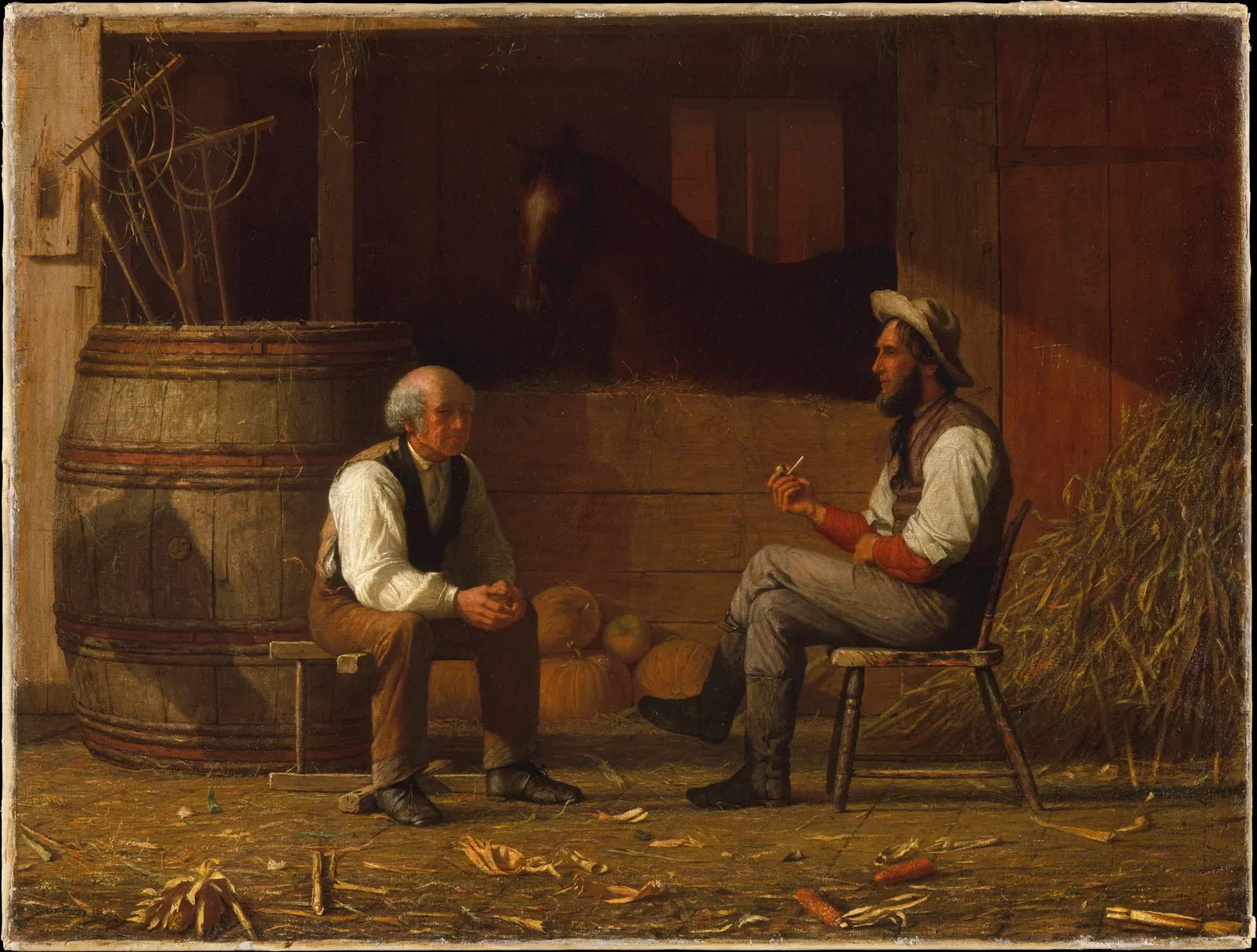 Talking it Over by Enoch Wood Perry; 1872