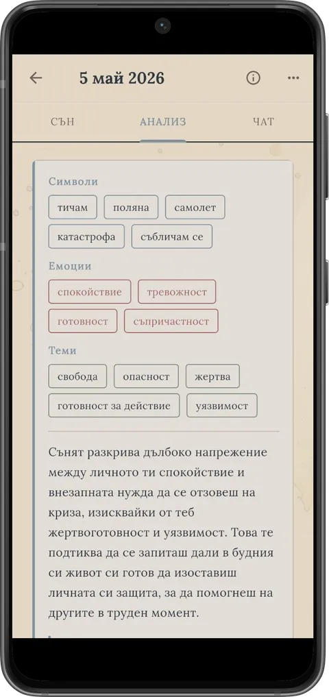 Анализ на съня: символи, емоции, теми и тълкуване